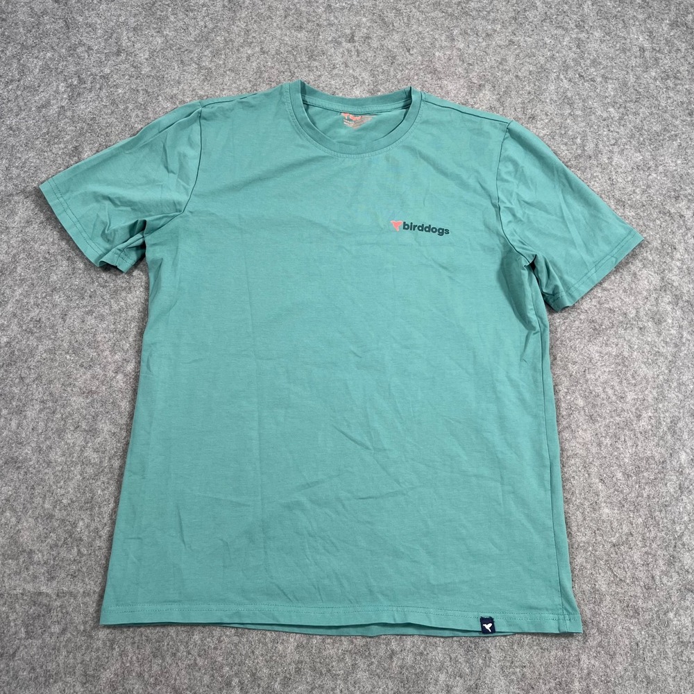 Birddogs Teal Green Masters 2024 Short Sleeve Graphic T-Shirt Men's Size Medium